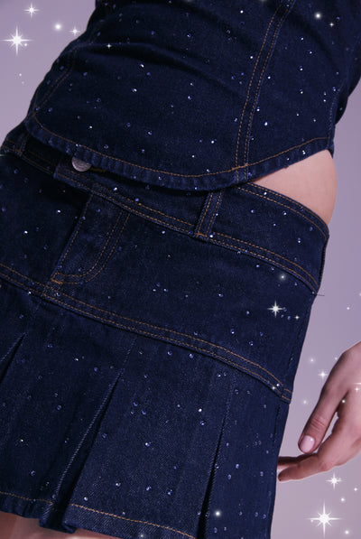 DISNEY |  DENIM DIAMANTÉ BANDEAU