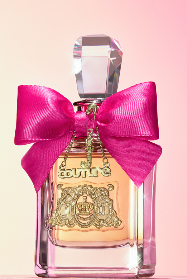 Displays the 'juicy' branded Viva La Juicy EDP 100ml bottle