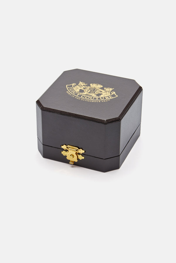 GOLD CRYSTAL CROWN CHARM