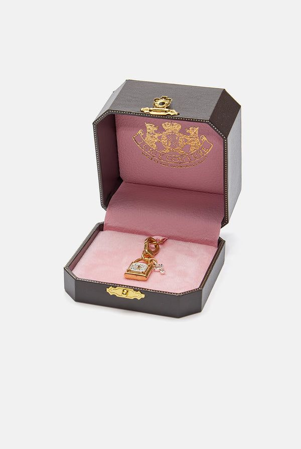 GOLD CRYSTAL CROWN CHARM