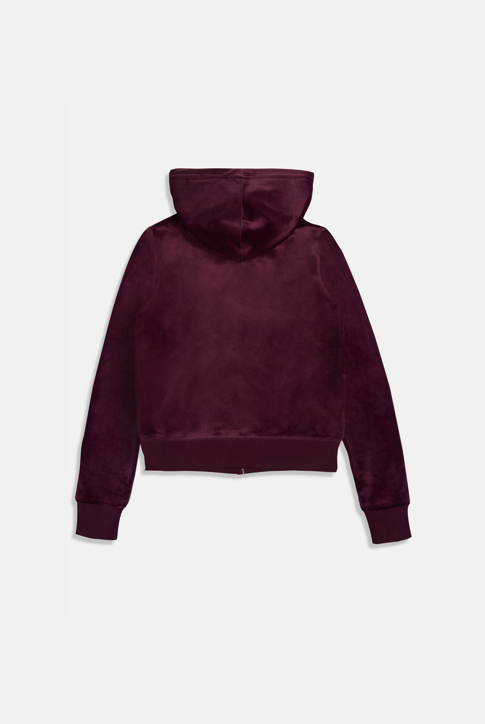 Displays the wine tasting classic 'juicy' branded velour Robertson hoodie 