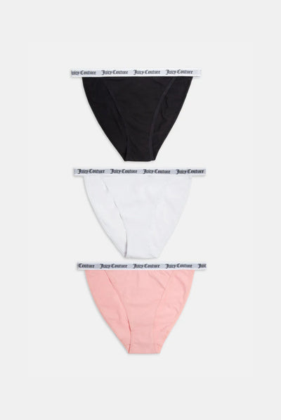 MULTI PACK OF 3 COTTON BRANDED WAISTBAND BRIEFS