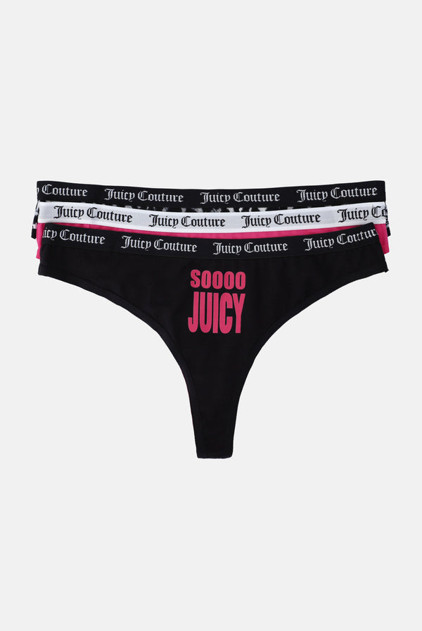 3 PACK SLOGAN COTTON BRIEFS