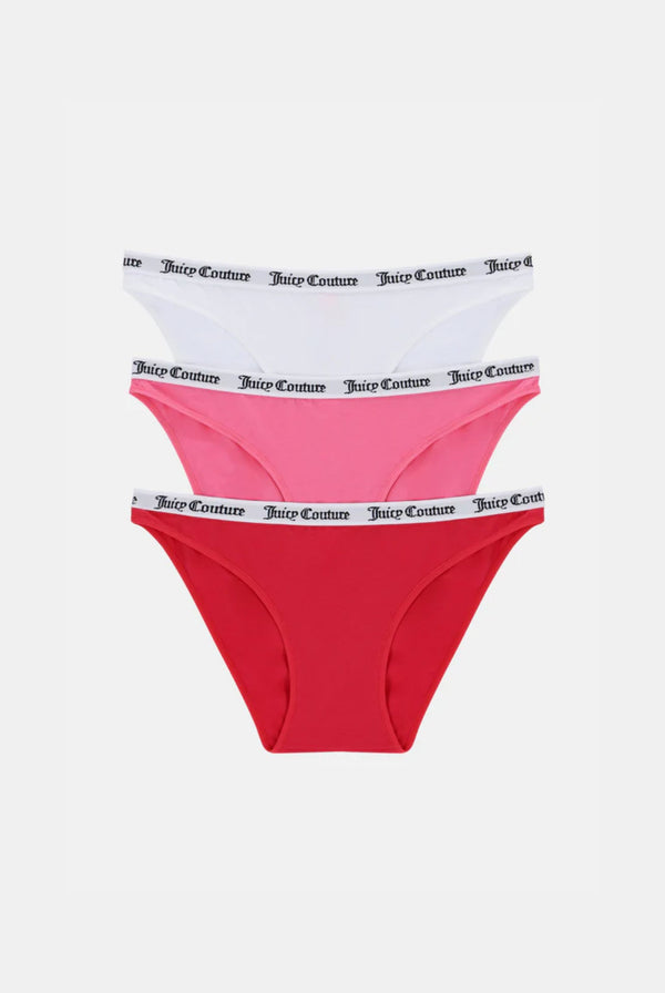 MULTI-PACK OF 3 COTTON BRANDED WAISTBAND BRIEFS