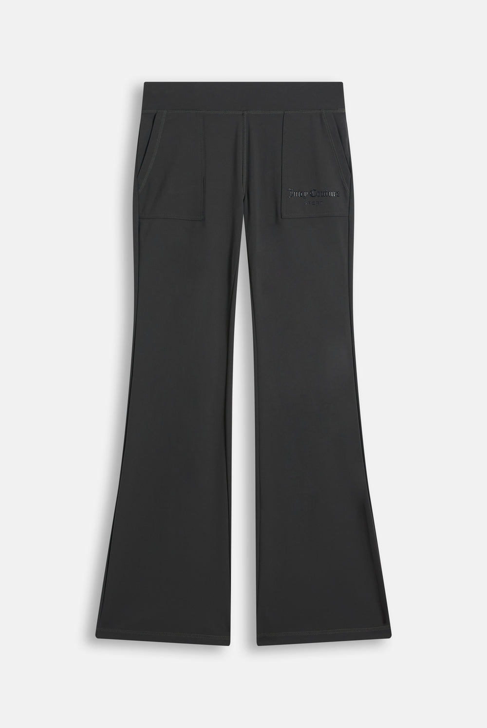 Displays the Raven 'Juicy' branded Active Low Rise Pant