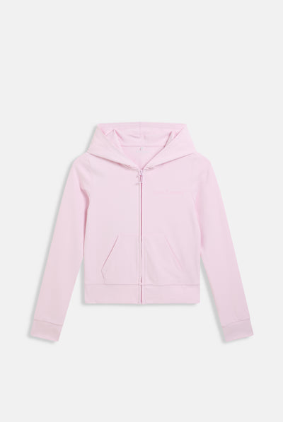 CHERRY BLOSSOM PEACHED ACTIVE FITTED HOODIE