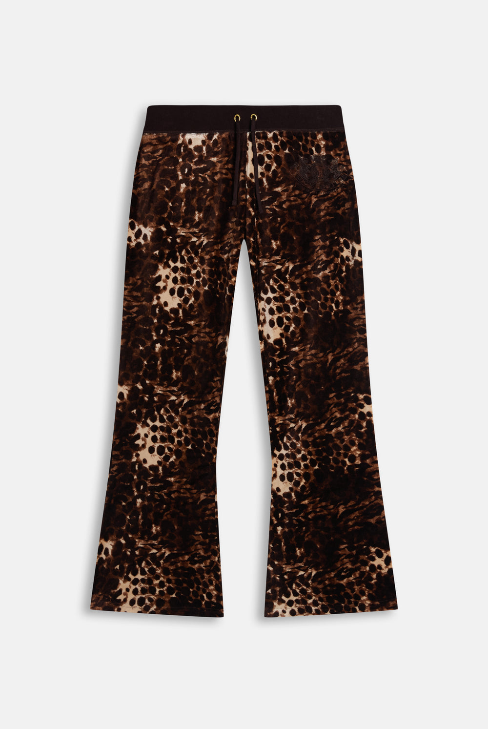 Displays a Java 'Juicy' branded Abstract Animal Caisa Trackpant