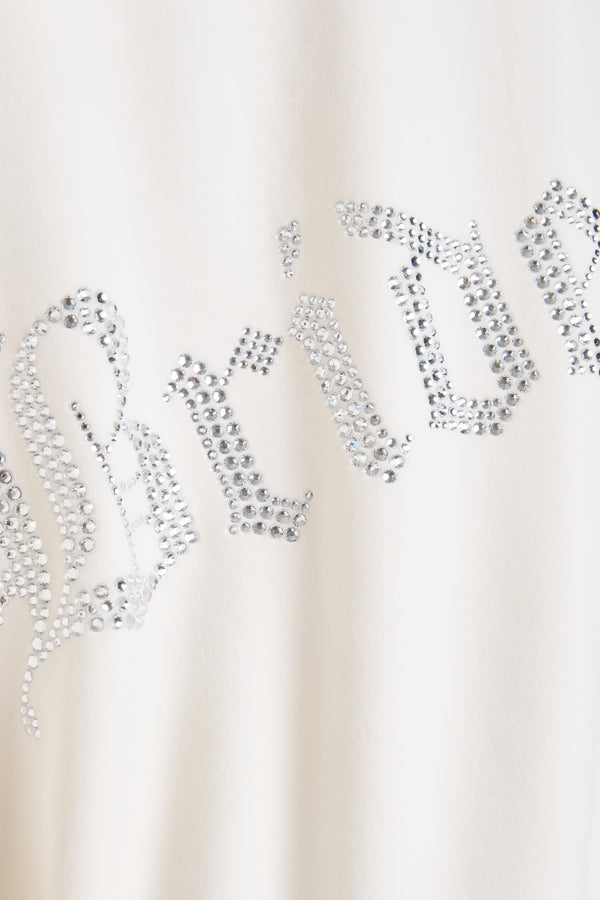 Displays the Bridal 'Juicy' branded classic velour hoodie featuring the bridal branding 