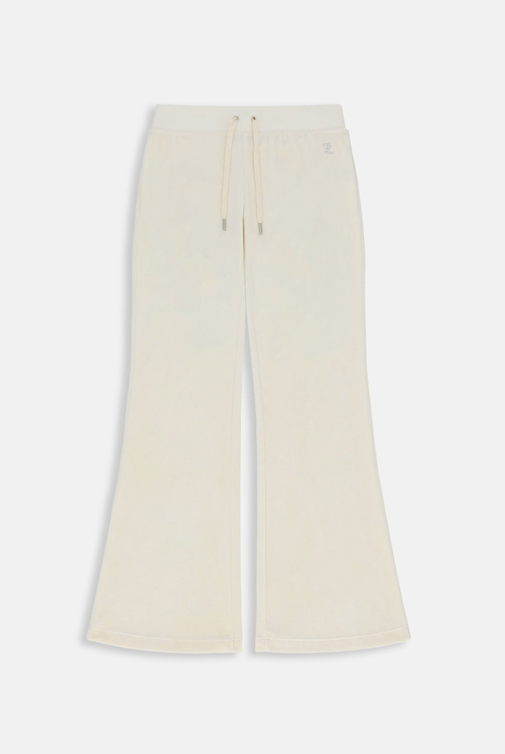 MARSHMALLOW BRIDESMAID CLASSIC VELOUR  LOW RISE TRACK PANTS