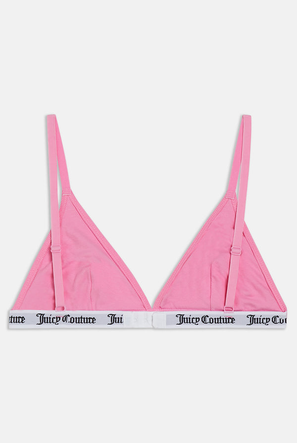 BEGONIA PINK COTTON TRIANGLE BRA