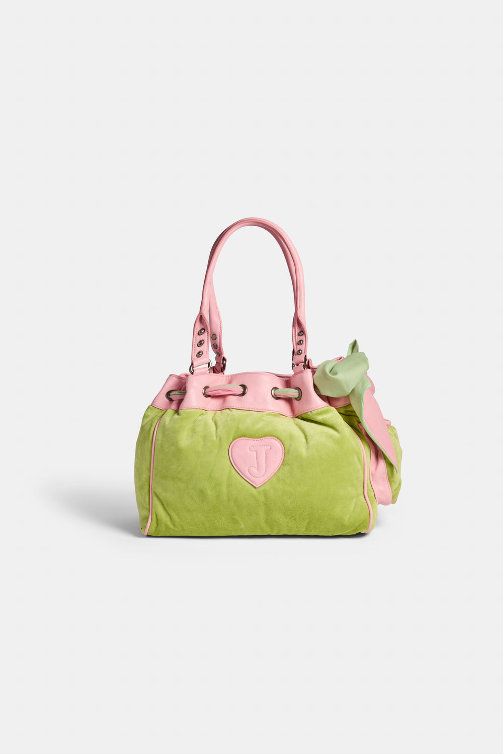 PISTACHIO GREEN PINK DAYDREAMER SHOPPER BAG