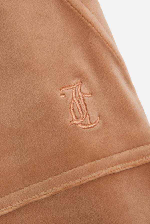 CAFE AU LAIT & GOLD CLASSIC VELOUR DEL RAY POCKETED BOTTOMS