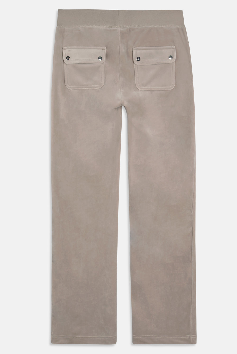 Displays the String 'Juicy' branded classic velour del ray pocketed bottoms 