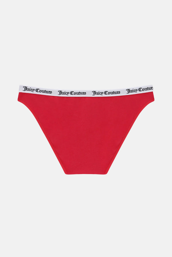 MULTI-PACK OF 3 COTTON BRANDED WAISTBAND BRIEFS