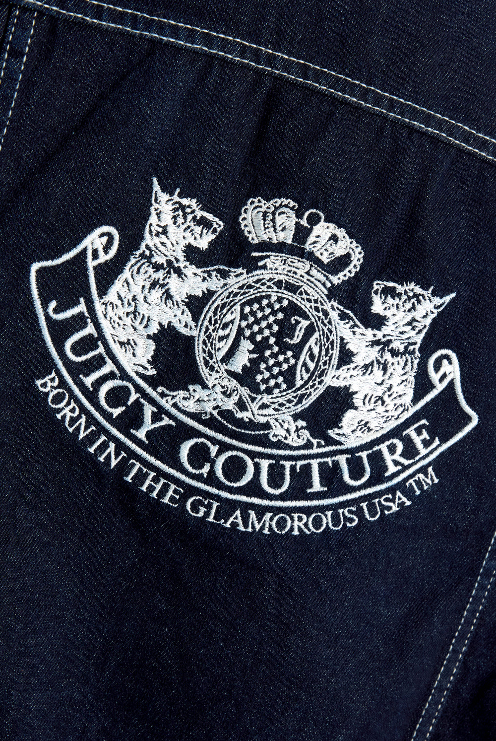 Indigo Denim Dog Crest Jacket