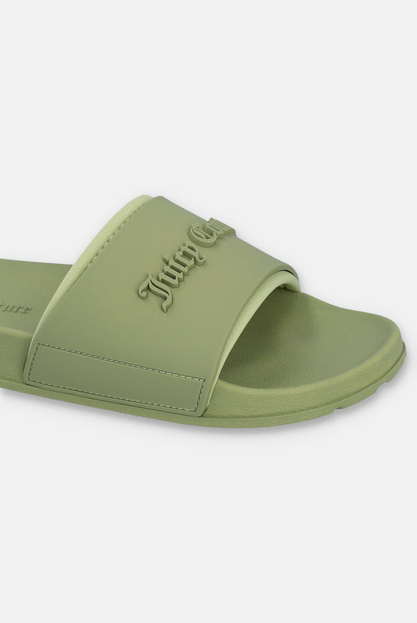 MOSSTONE EMBOSSED SLIDERS