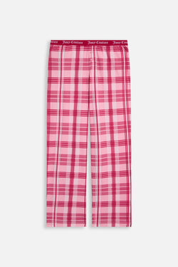 Displays the Persian Red 'Juicy' branded Heiress Pyjama Set