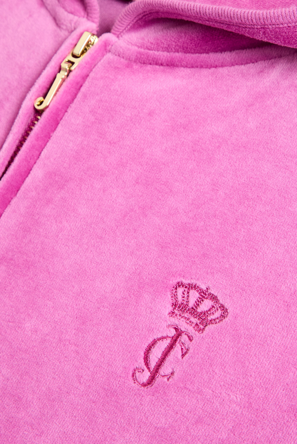 ROSEBUD & GOLD BAMBOO VELOUR HERITAGE HOODIE