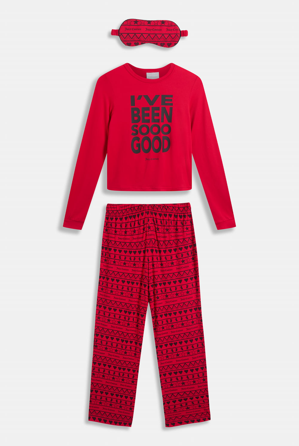 Displays the toreador 'Juicy' I've been good pyjama set 