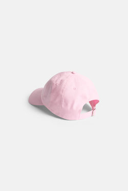 Displays the Cherry Blossom 'Juicy' branded  I want candy baseball cap 