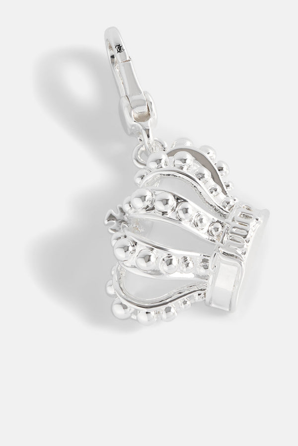 SILVER CROWN CHARM