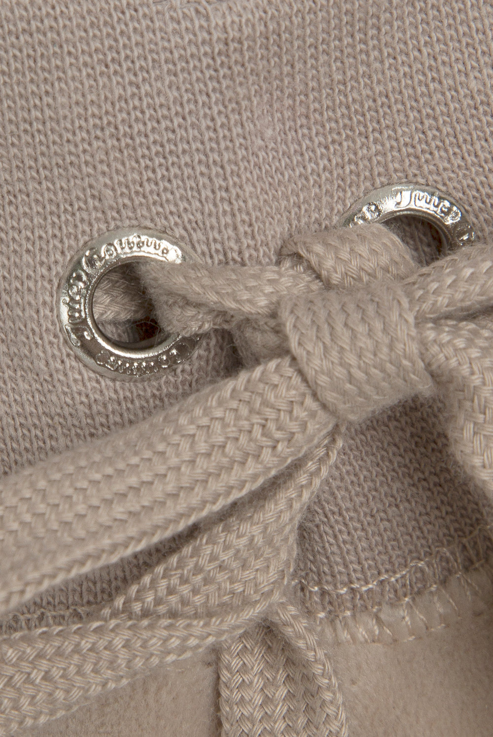 String Wide Leg Classic Velour Track Pant