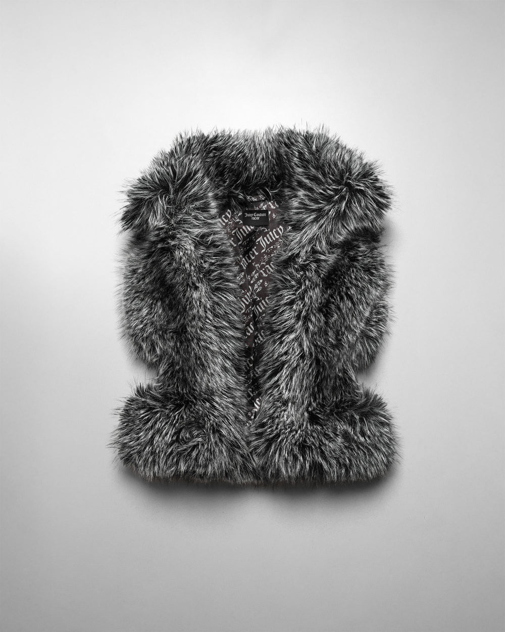 Racer x Juicy Black Fur Vest
