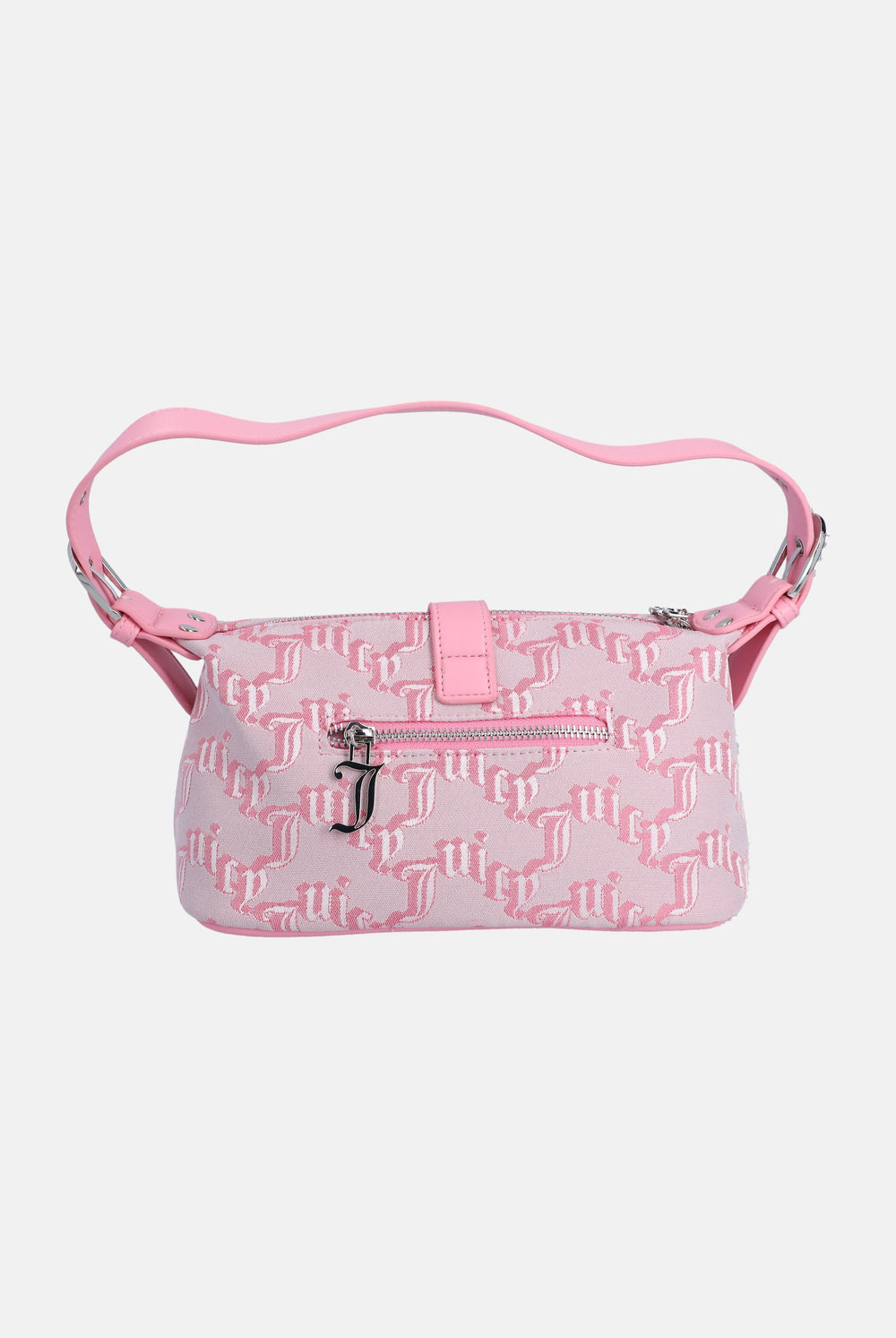Juicy Pink Jacquard Soft Buckle Bag