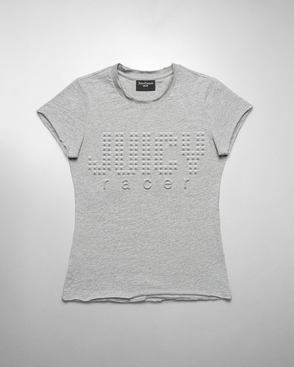 Racer x Juicy Grey Marl Baby Tee