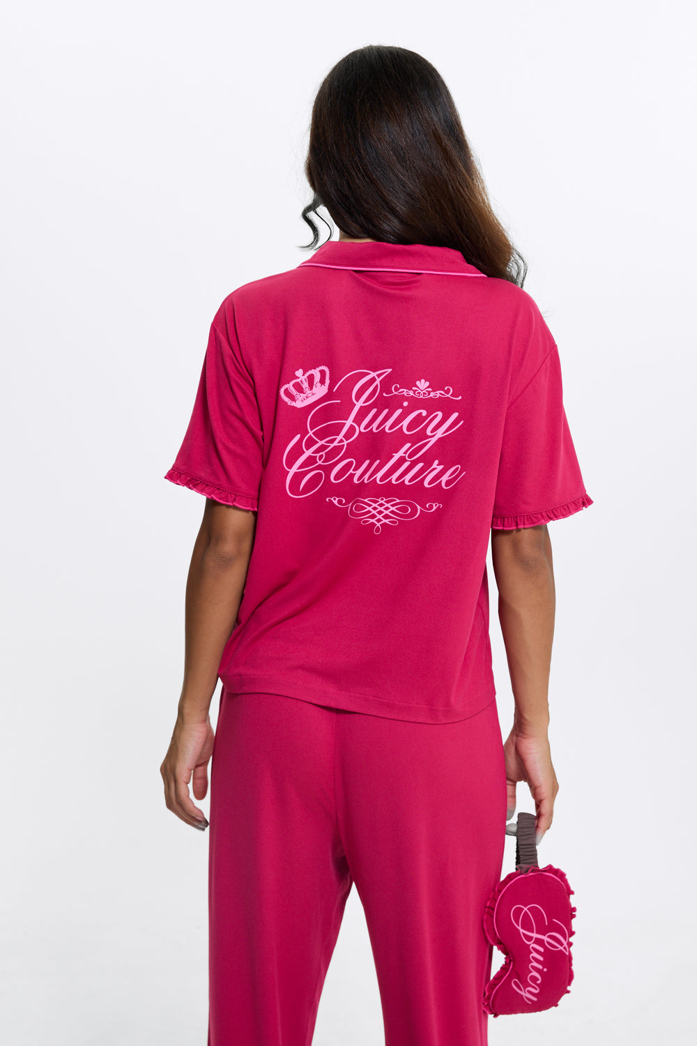 Persian Red Crown Shirt Pyjama Set