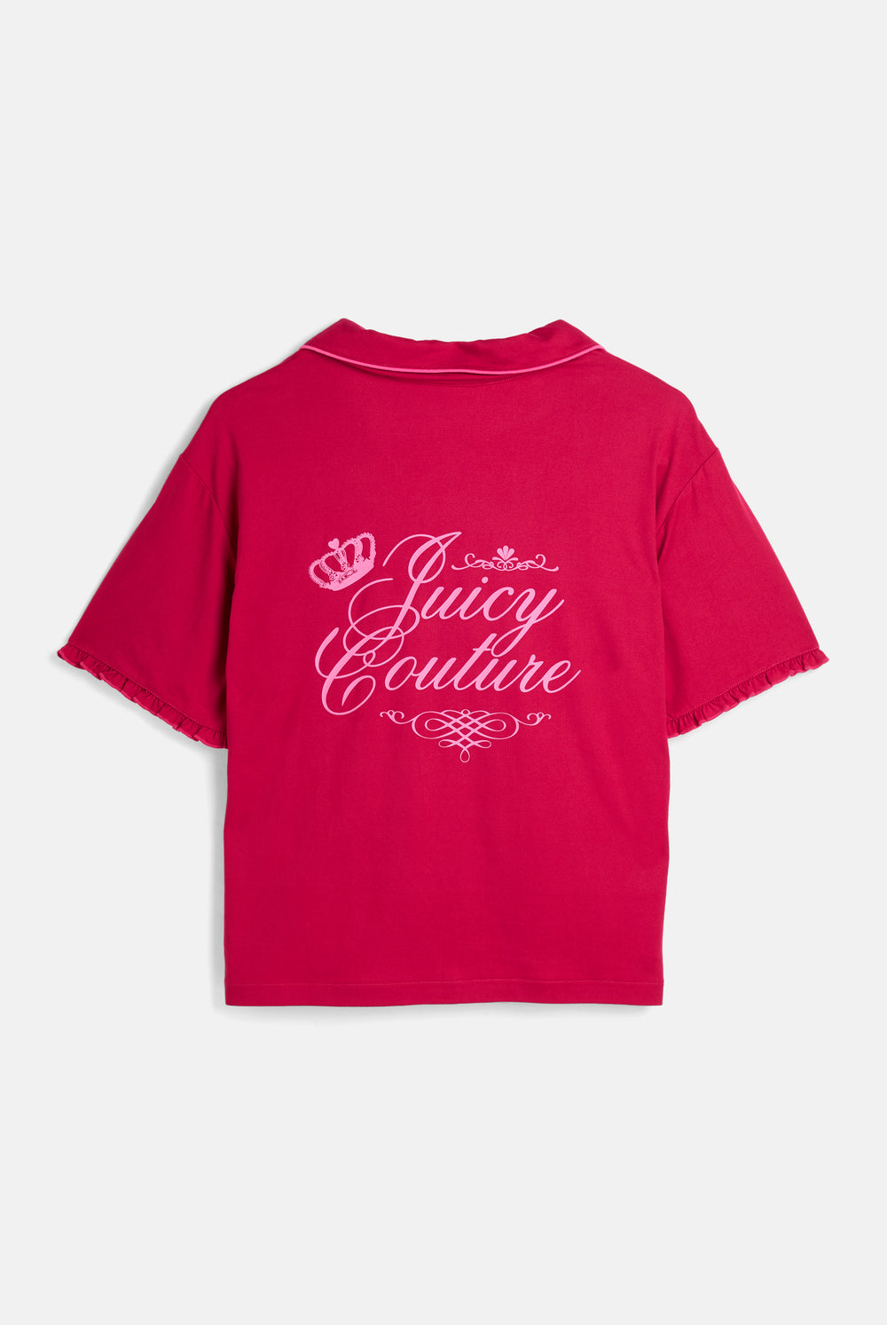 Persian Red Crown Shirt Pyjama Set