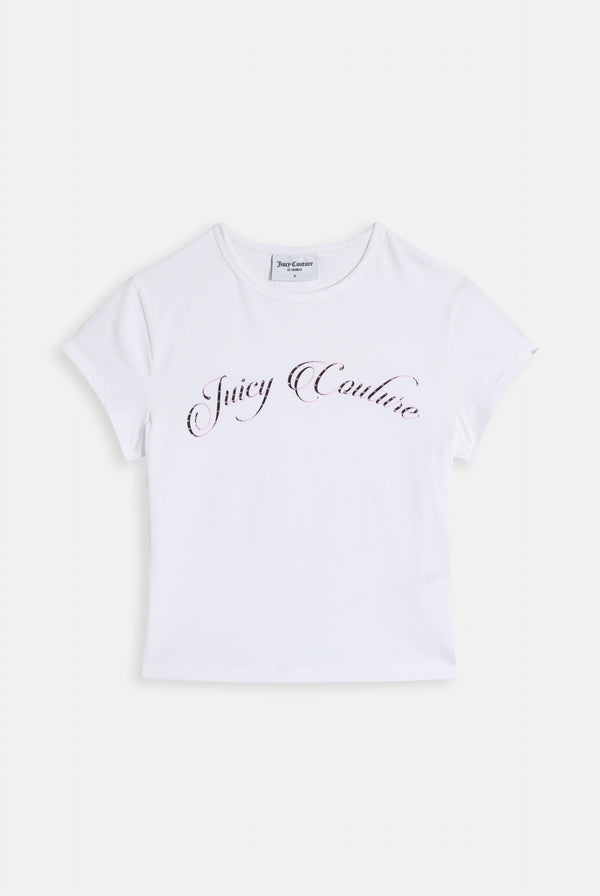 White Script Logo Baby T-Shirt