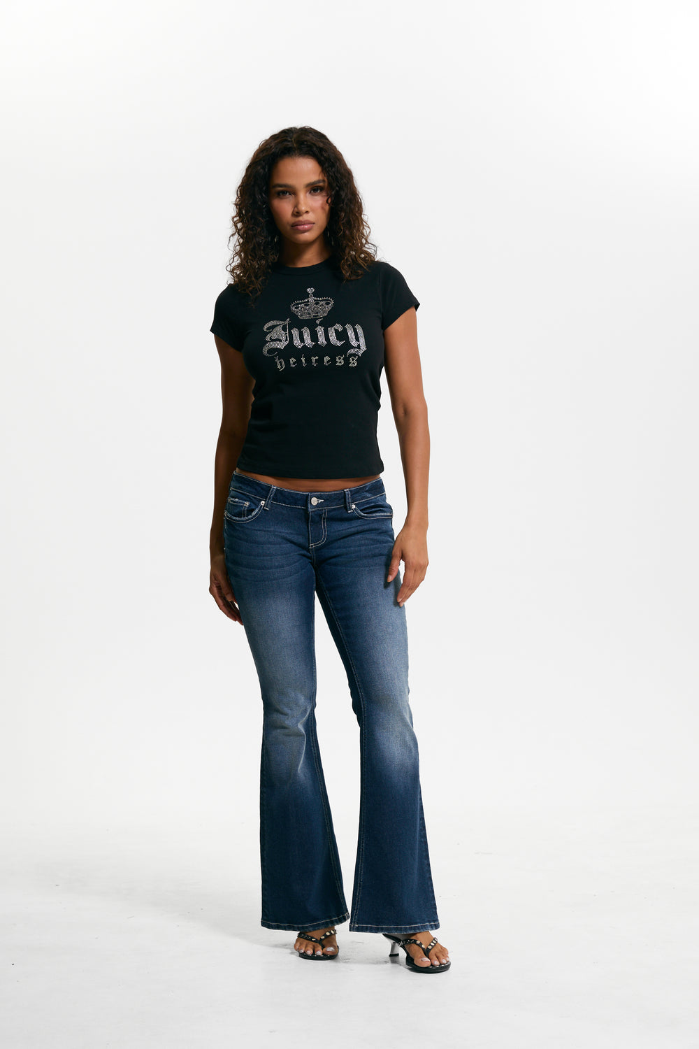 Black Heiress Diamante Tee