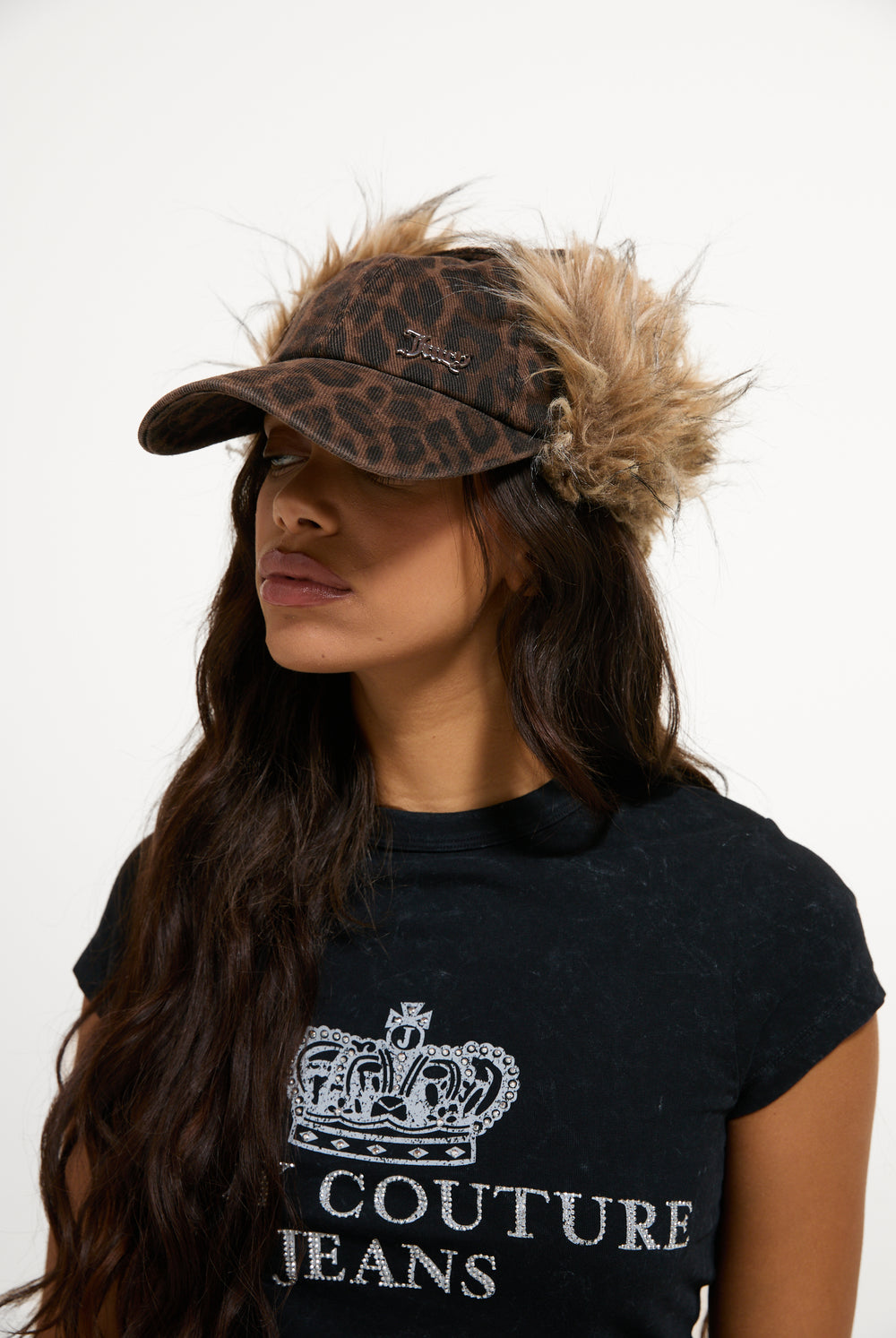 Leopard Print Trapper Cap