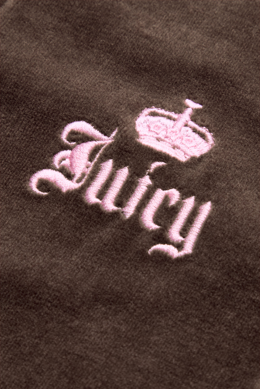 Displays the Java 'Juicy' branding Live For Juicy Puff Sleeve Hoodie featuring the details on the juicy couture branding 