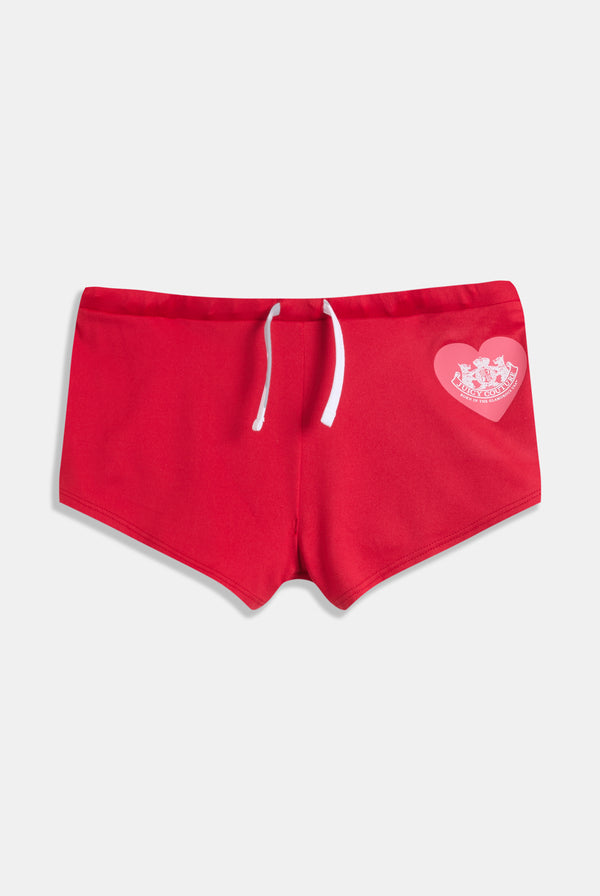 Displays the Toreador 'Juicy' branded Love Juicy short 