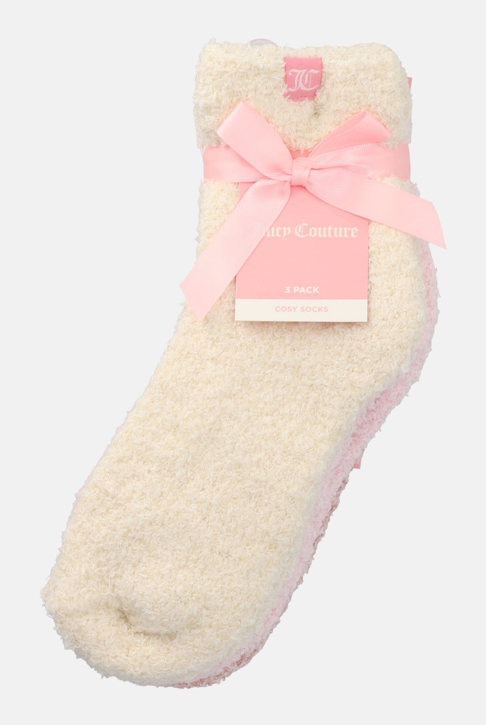 3 Pack Pink Cropped Cosy Socks