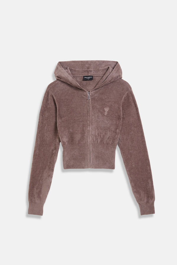STRING LUXE KNIT HOODIE