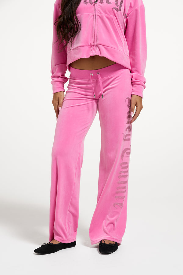 Wild Orchid Old Gothic Diamante OG Straight Leg Trackpant