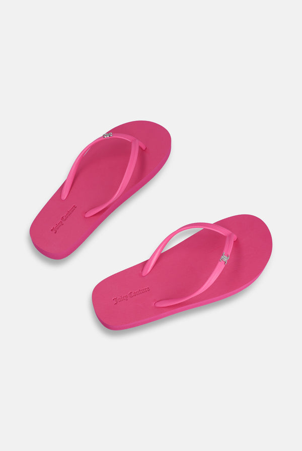 PINK PLAIN PLATFORM FLIP FLOP