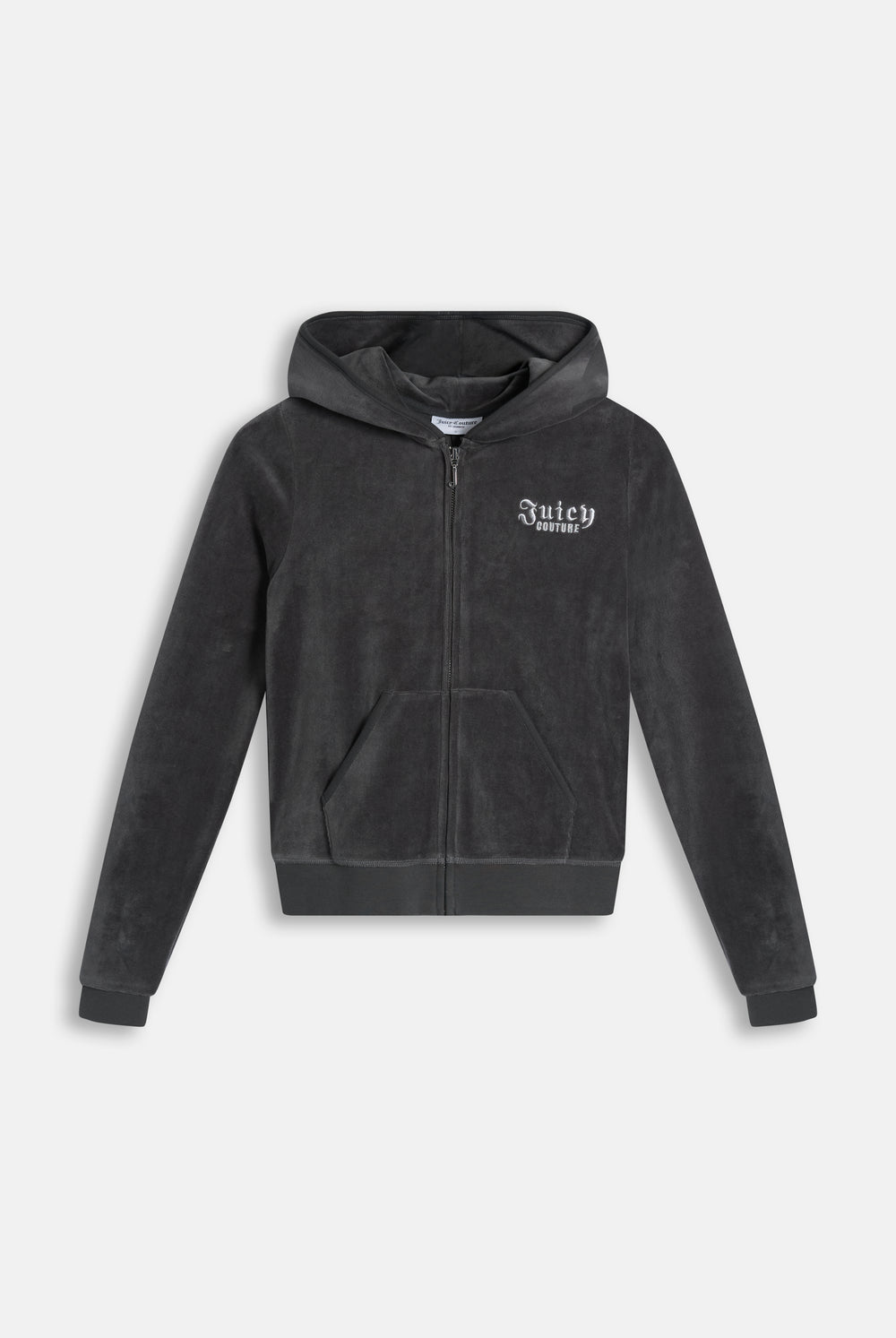 Displays the Raven 'Juicy' branded Regal Rebelle Robyn Hoodie