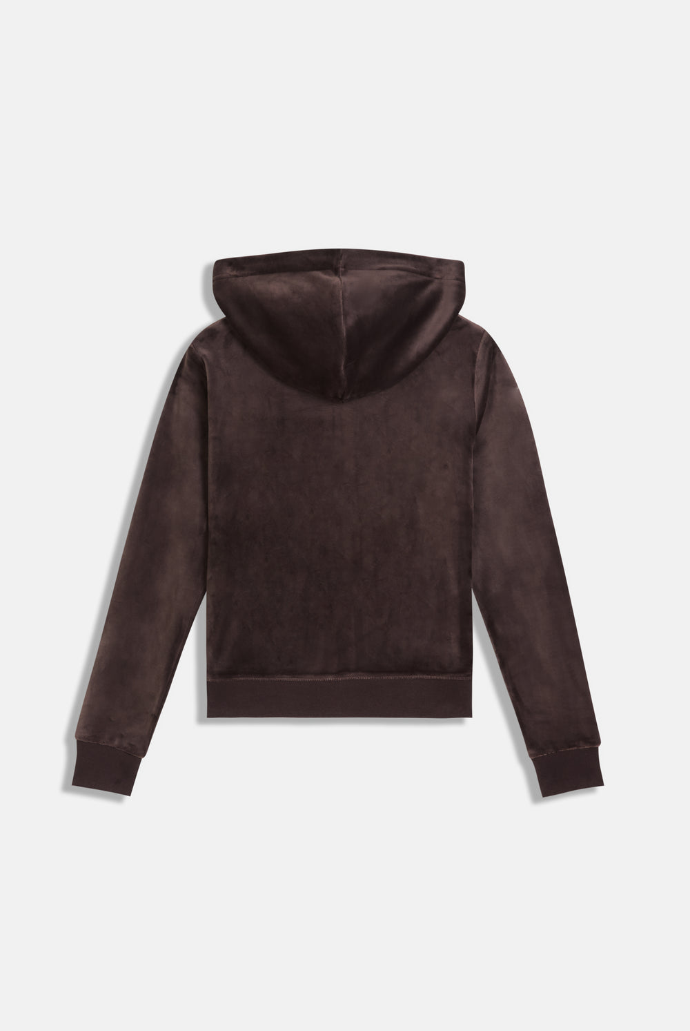 Displays the Java & Gold 'Juicy' branded classic velour Robertson hoodie 