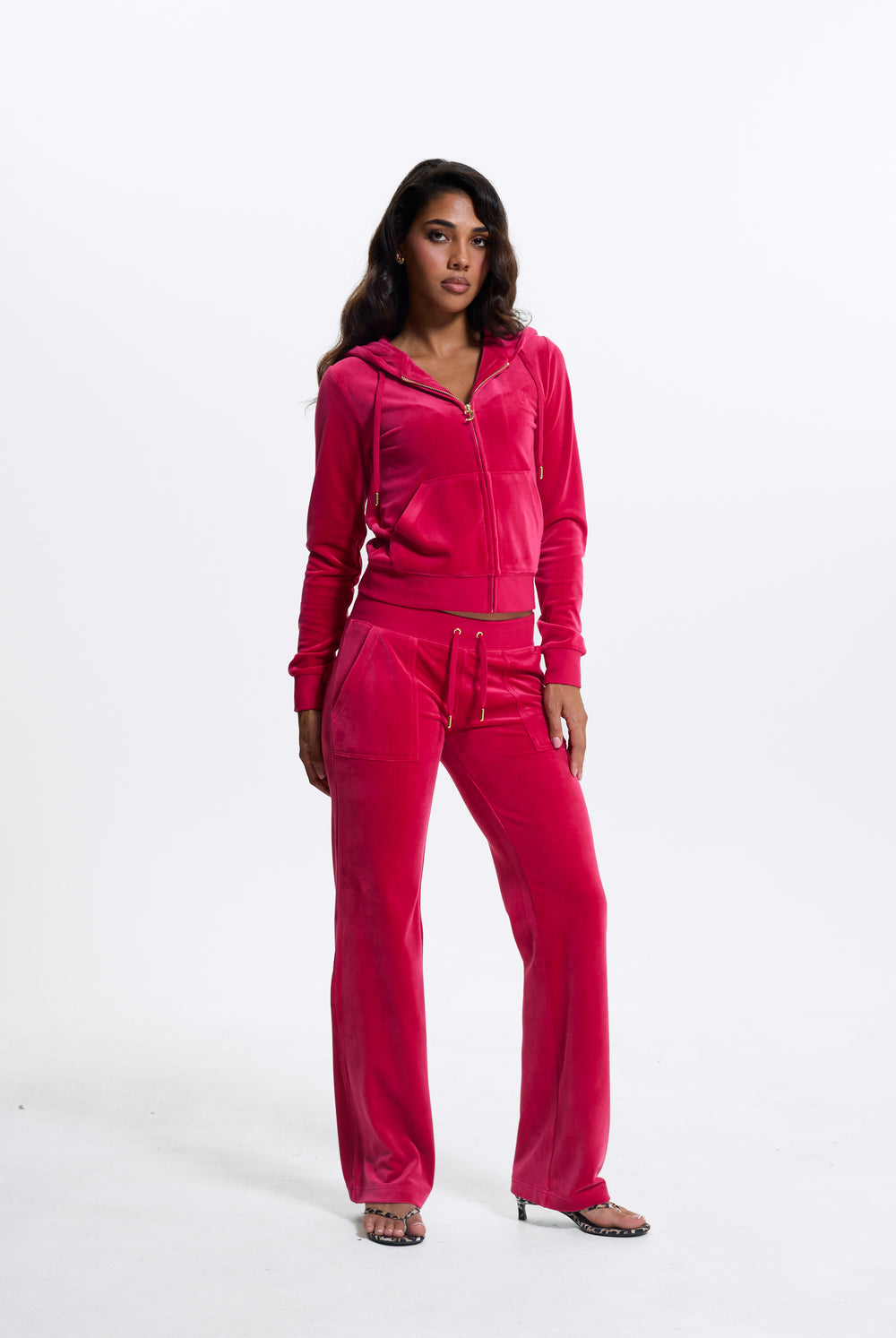 Persian Red / Gold Classic Velour Robertson Hoodie