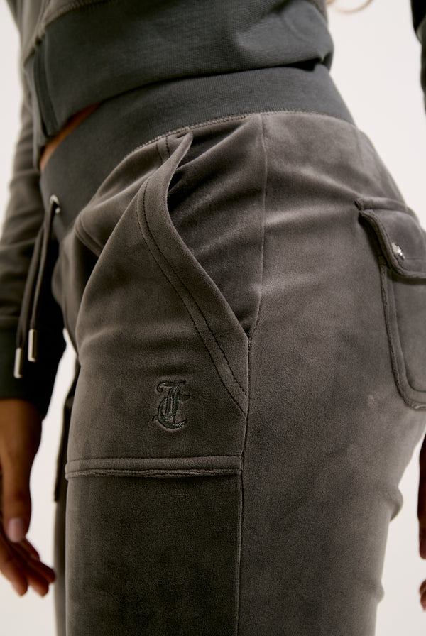 TOP HAT CLASSIC VELOUR DEL RAY POCKETED BOTTOMS