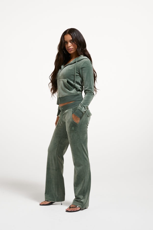 THYME CLASSIC VELOUR DEL RAY POCKETED BOTTOMS