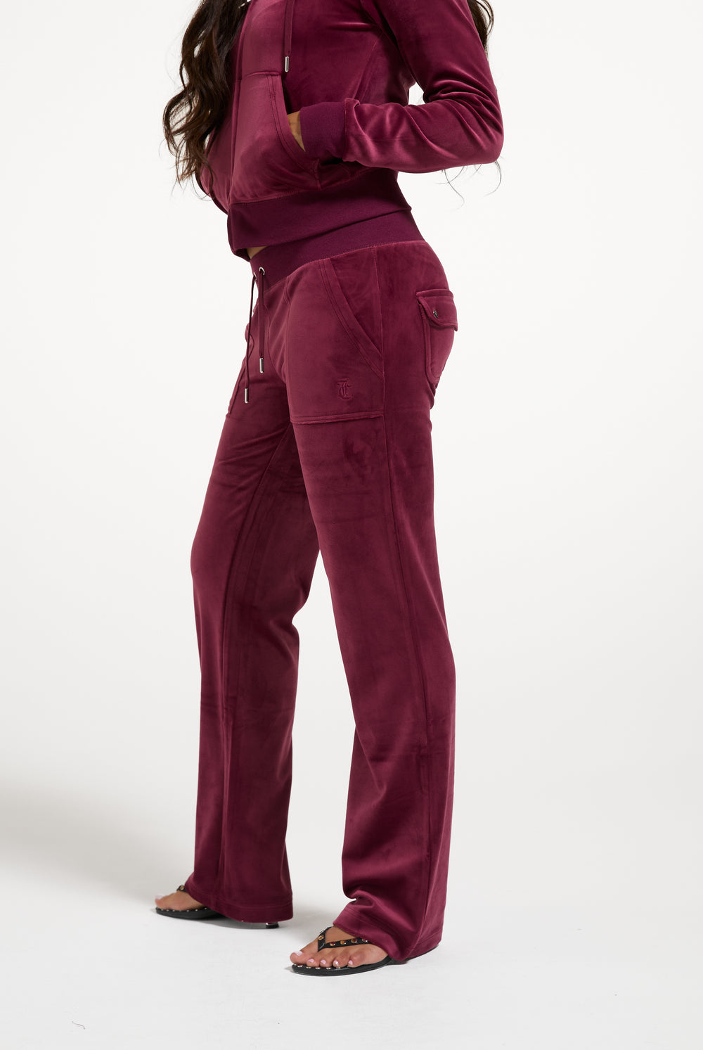 TAWNY PORT CLASSIC VELOUR DEL RAY POCKETED BOTTOMS