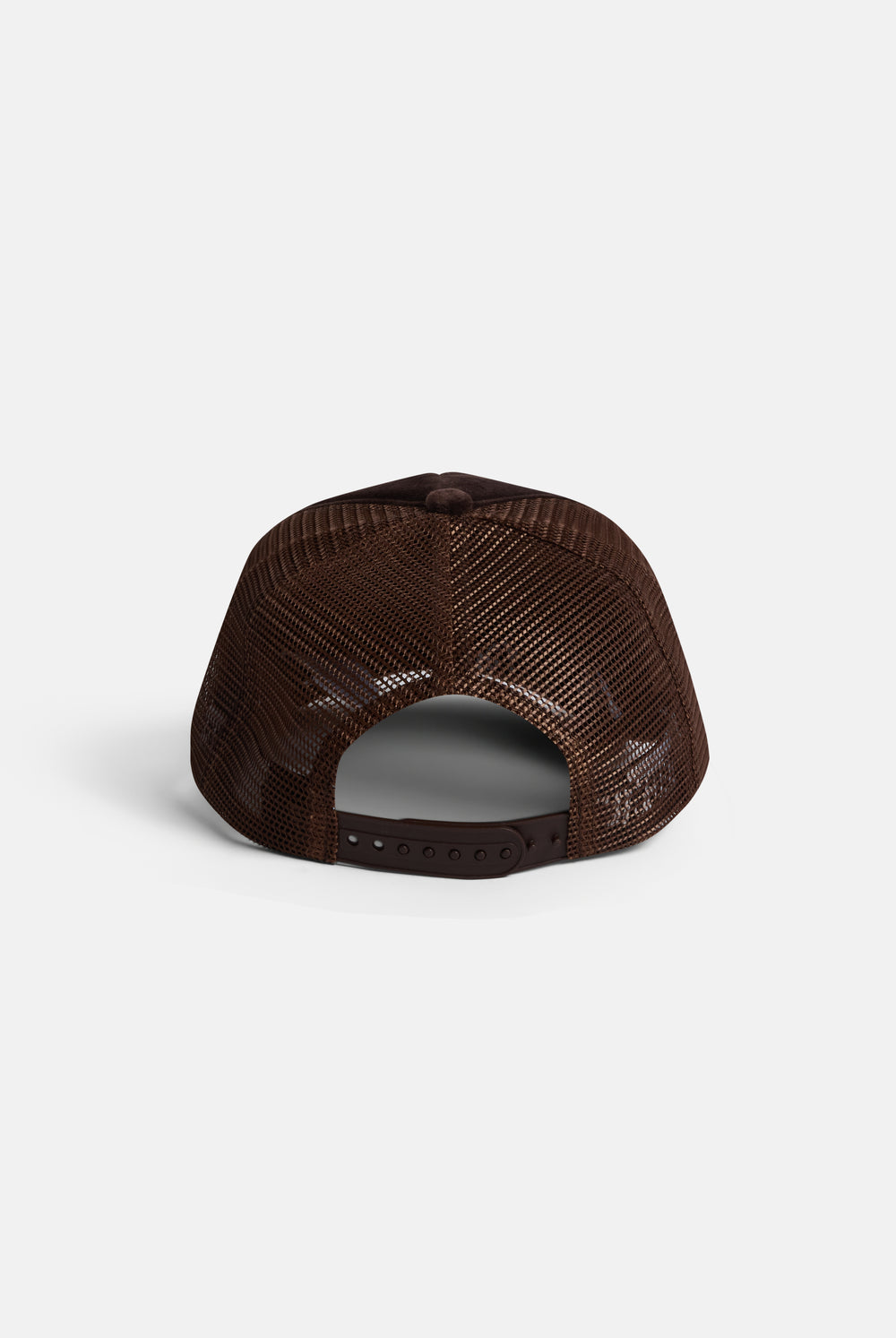 Java Rose Velour Trucker Cap