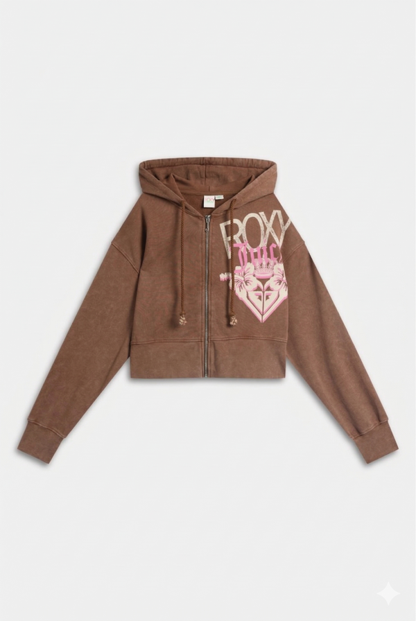 Displays the Tiramisu Roxy & Juicy couture boxy hoodie 