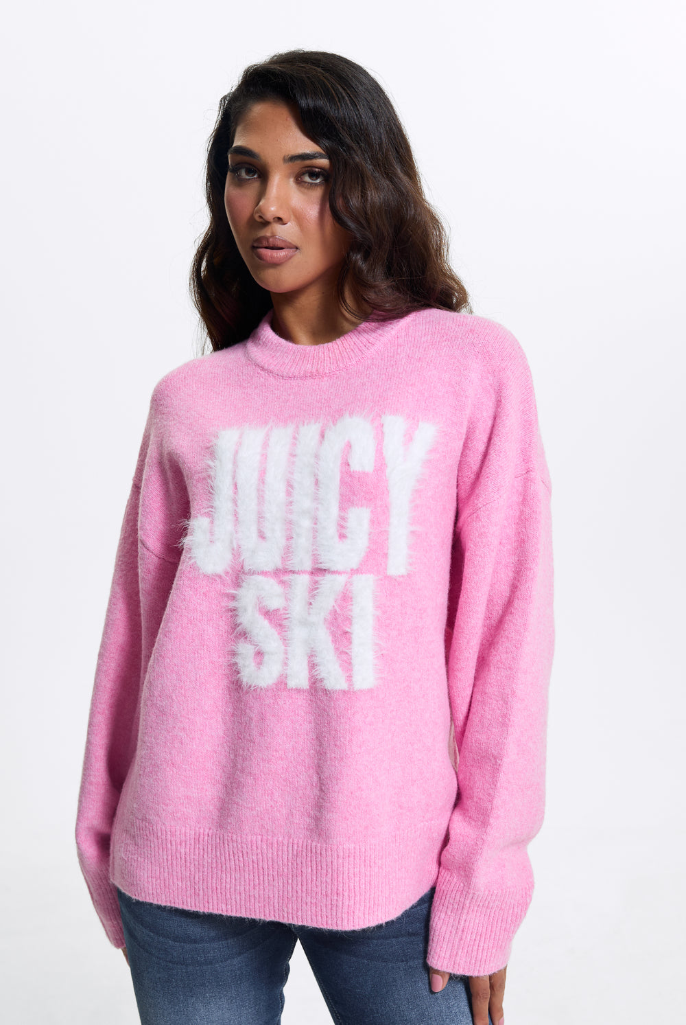 Begonia Pink Juicy Ski Knit Jumper