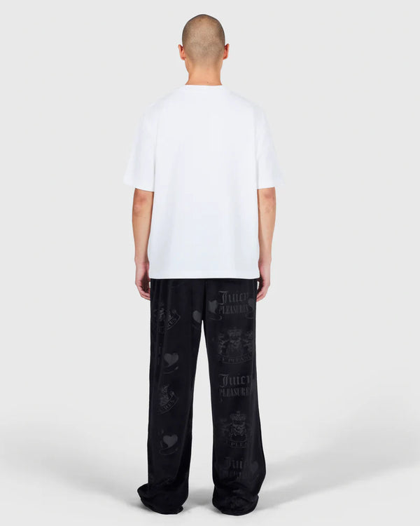 'Juicy by PLEASURES' WHITE SKULL CREST T-SHIRT